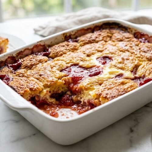 Strawberry Cheesecake Dump Cake Recipe