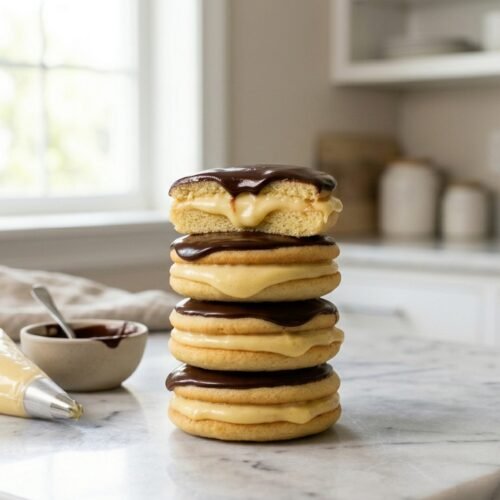Boston Cream Pie Cookies Recipe