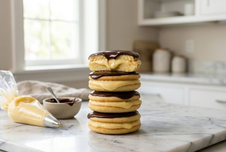 Boston Cream Pie Cookies Recipe