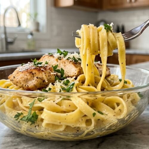 Chicken With Buttered Noodles Recipe