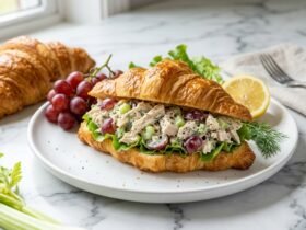 Chicken Salad Croissant Sandwich Recipe