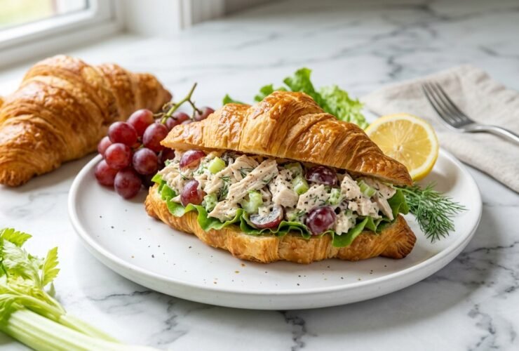 Chicken Salad Croissant Sandwich Recipe