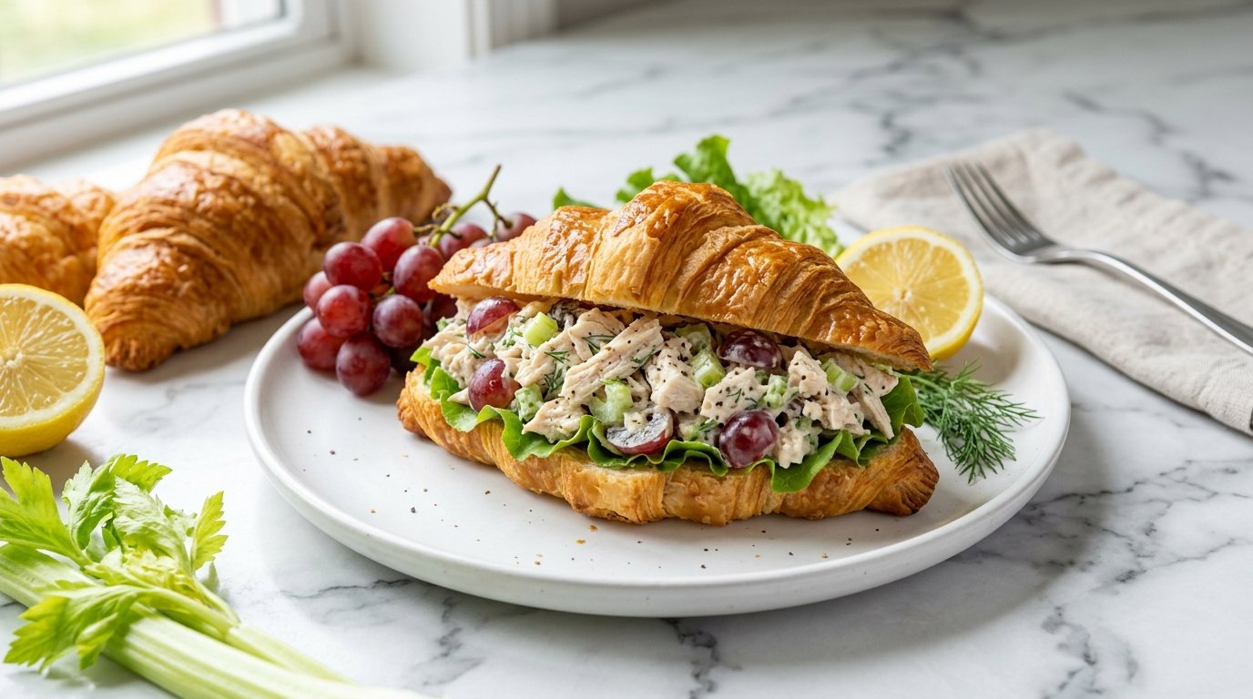 Chicken Salad Croissant Sandwich Recipe