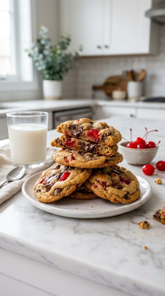 Maraschino Cherry Chocolate Chip Cookies Recipe