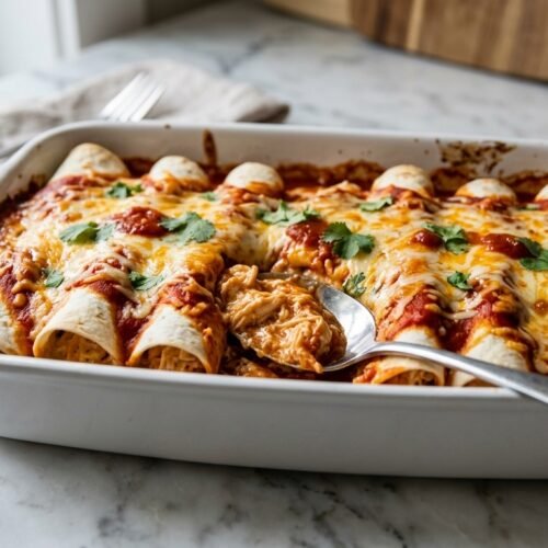 Cream Cheese Chicken Enchiladas Recipe