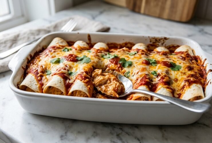 Cream Cheese Chicken Enchiladas Recipe