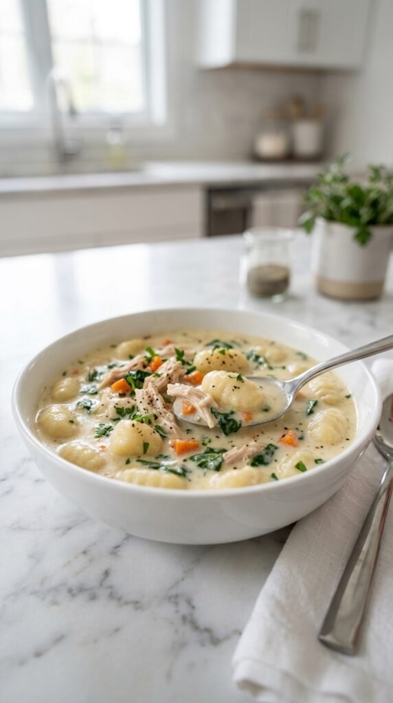 Olive Garden Chicken Gnocchi Soup Recipe