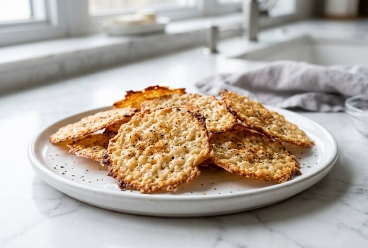 Crispy Cottage Cheese Chips Recipe