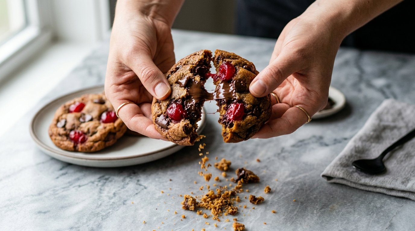 Maraschino Cherry Chocolate Chip Cookies Recipe