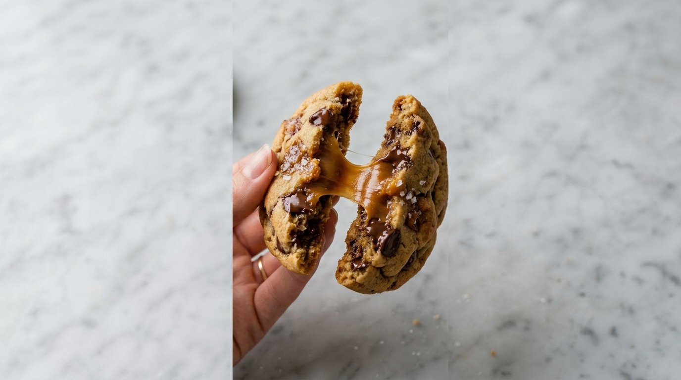 Salted Caramel Chocolate Chip Cookies Recipe