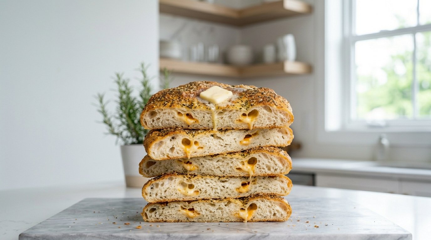 Italian Herbs and Cheese Bread Recipe