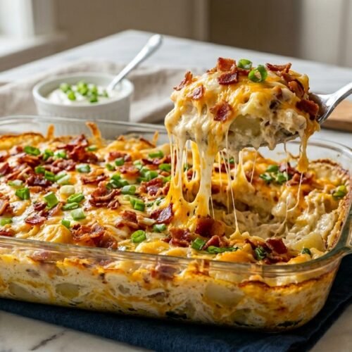 Loaded Potato Ranch Chicken Casserole Recipe