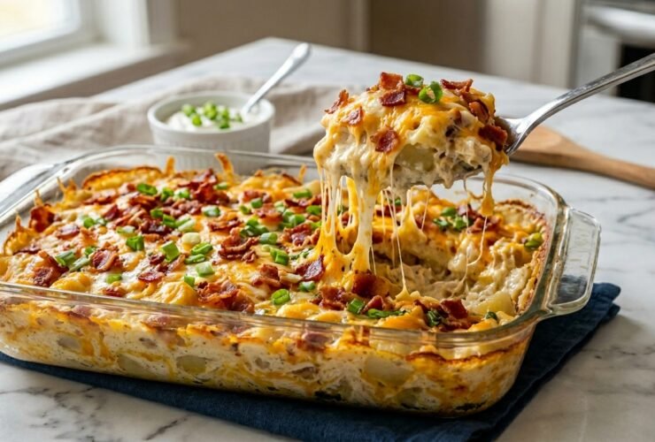 Loaded Potato Ranch Chicken Casserole Recipe