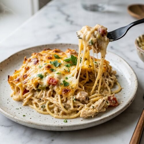Monterey Chicken Spaghetti Casserole Recipe