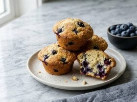 Cottage Cheese Blueberry Muffins Recipe