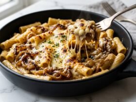 One Pot French Onion Pasta Recipe