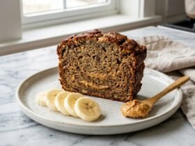 Peanut Butter Banana Bread Recipe