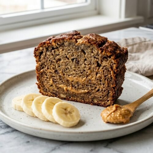 Peanut Butter Banana Bread Recipe