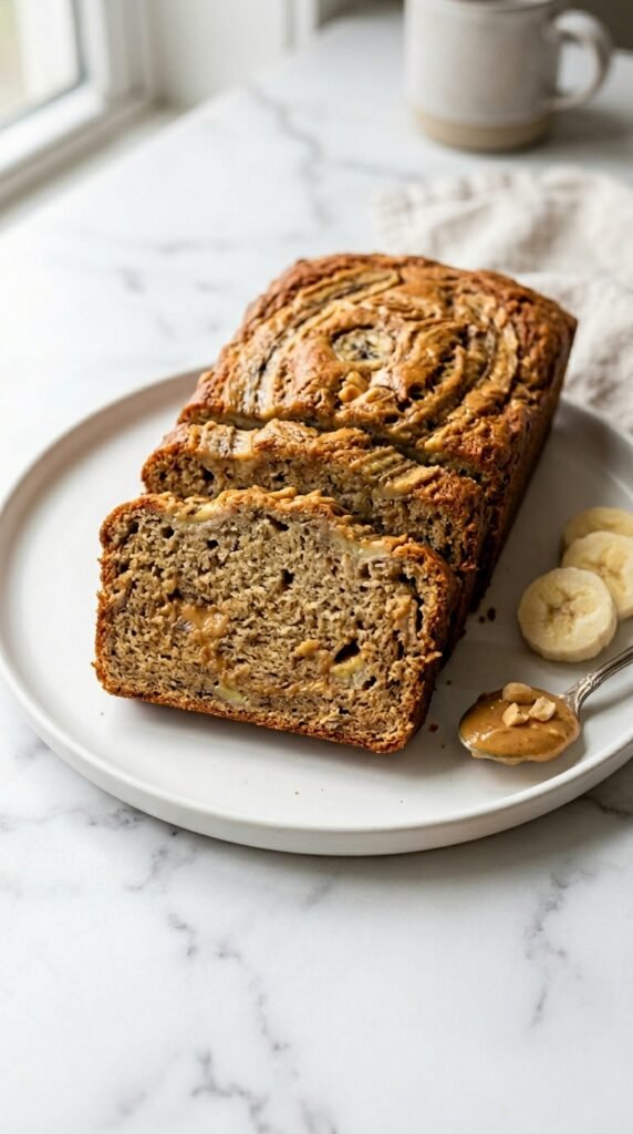 Peanut Butter Banana Bread Recipe