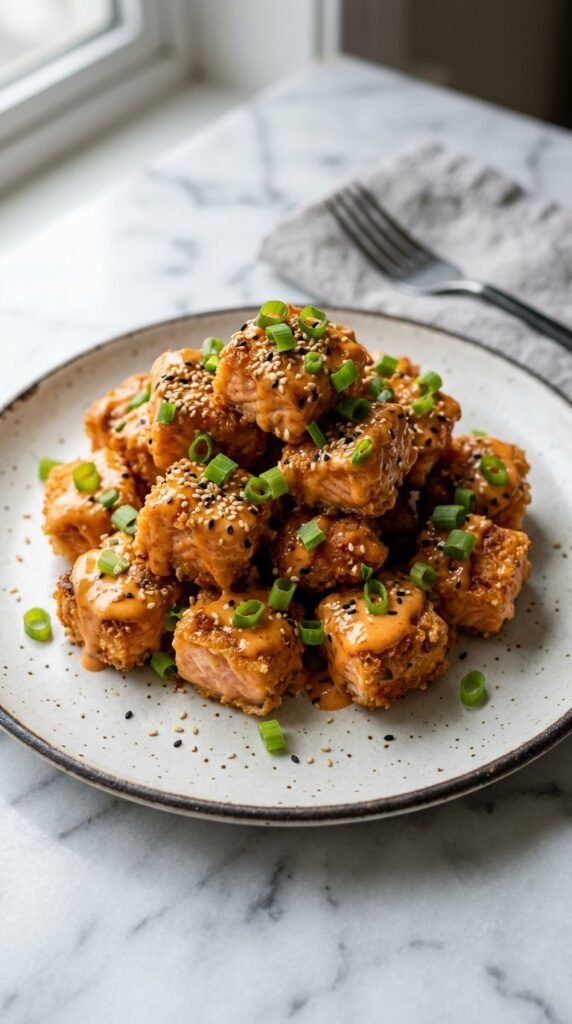 Bang Bang Salmon Bites Recipe