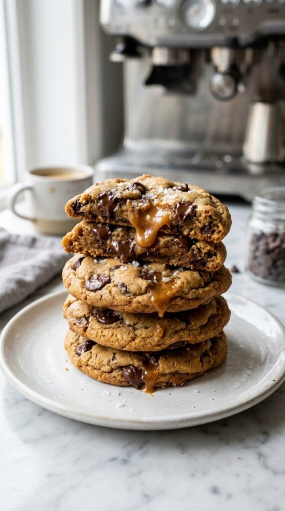 Salted Caramel Chocolate Chip Cookies Recipe