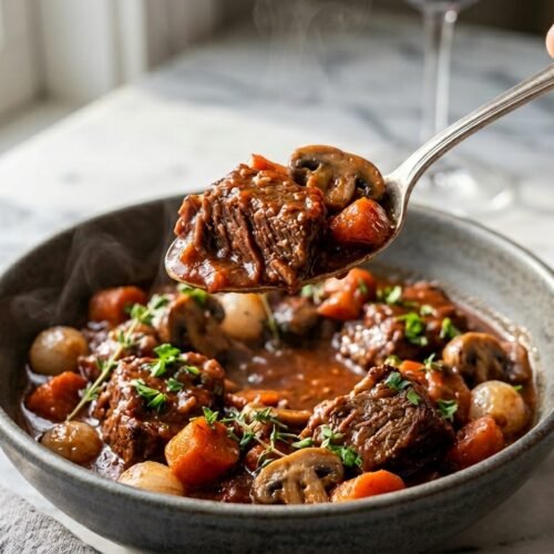 Classic Beef Bourguignon Recipe