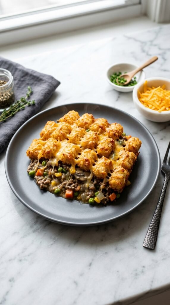 Tater Tot Casserole With Ground Beef Recipe