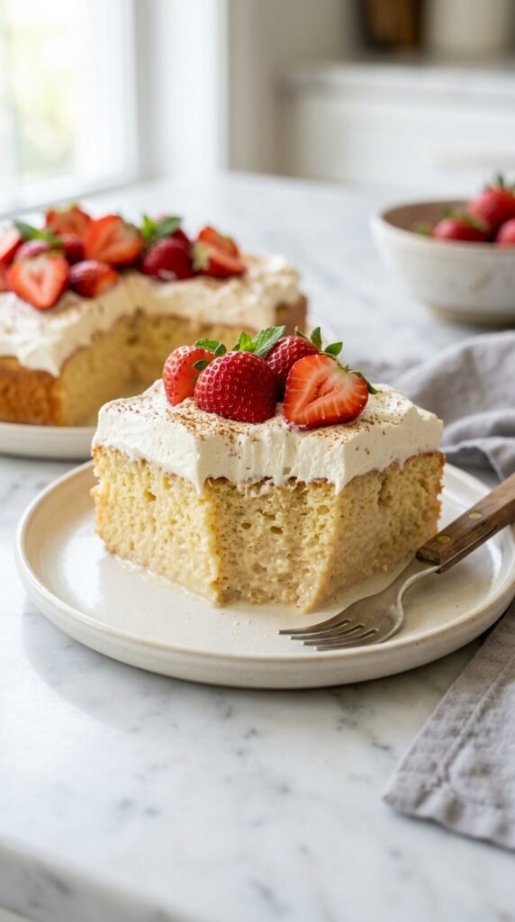 Tres Leches Cake Recipe with Box Cake