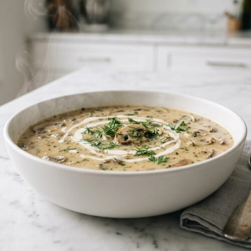 Hungarian Mushroom Soup Recipe