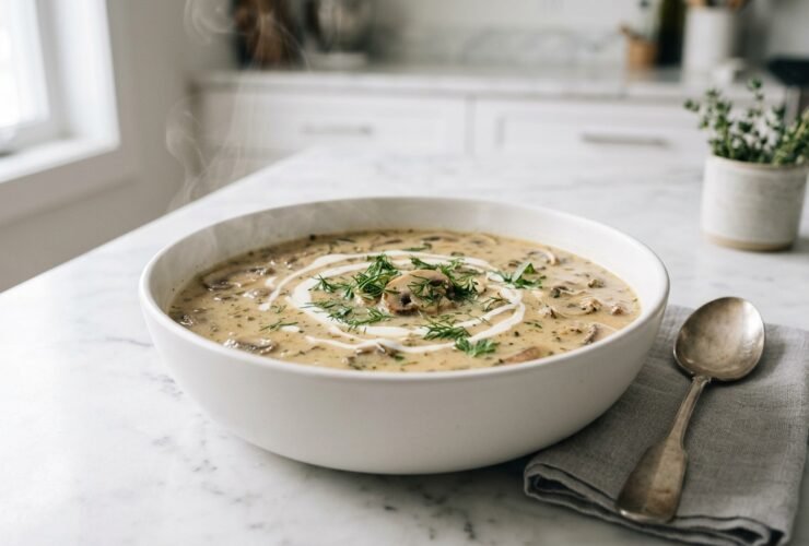 Hungarian Mushroom Soup Recipe