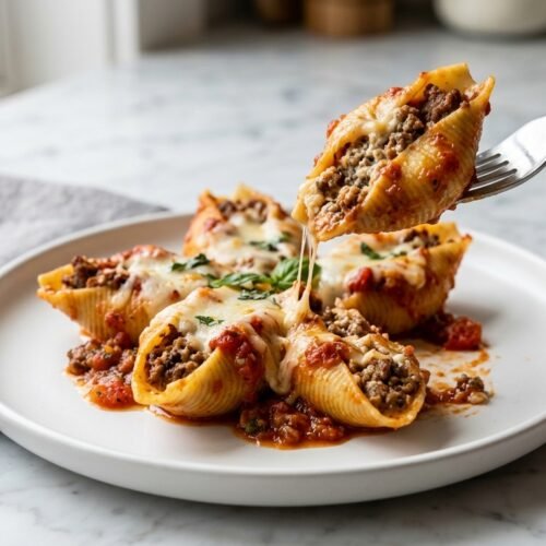 Stuffed Shells With Ground Beef Recipe