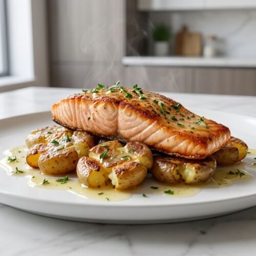 Gordon Ramsay Salmon Smashed Potatoes Recipe