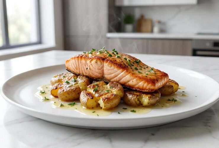 Gordon Ramsay Salmon Smashed Potatoes Recipe