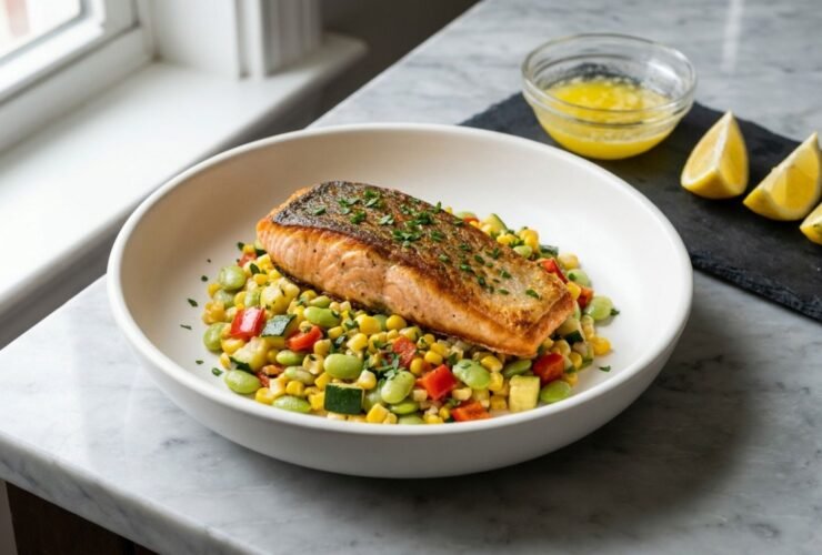 Gordon Ramsay Salmon Succotash Recipe