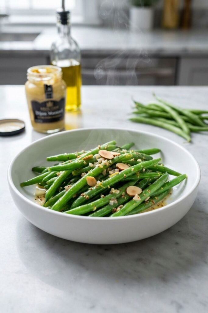 Gordon Ramsay Green Beans with Mustard Dressing
