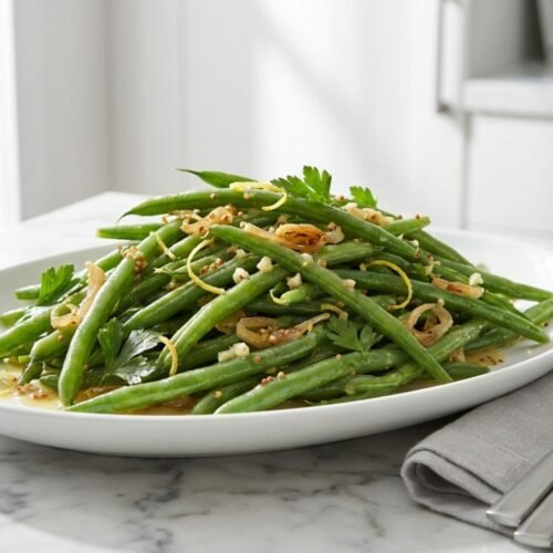 Gordon Ramsay Green Beans with Mustard Dressing
