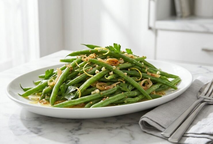 Gordon Ramsay Green Beans with Mustard Dressing