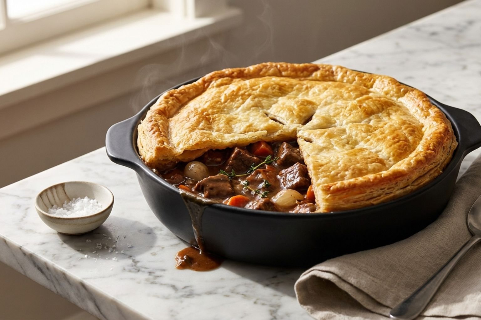 Gordon Ramsay Steak and Guinness Pie