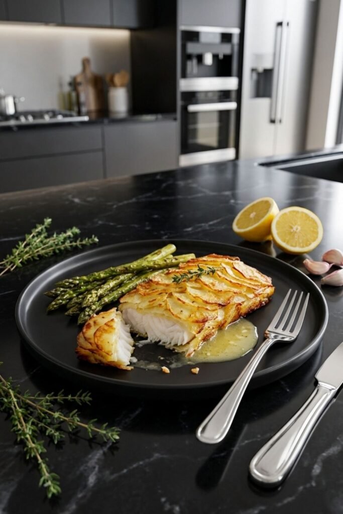 Gordon Ramsay Potato Crusted Halibut Recipe