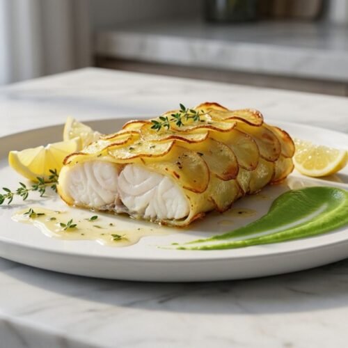 Gordon Ramsay Potato Crusted Halibut Recipe