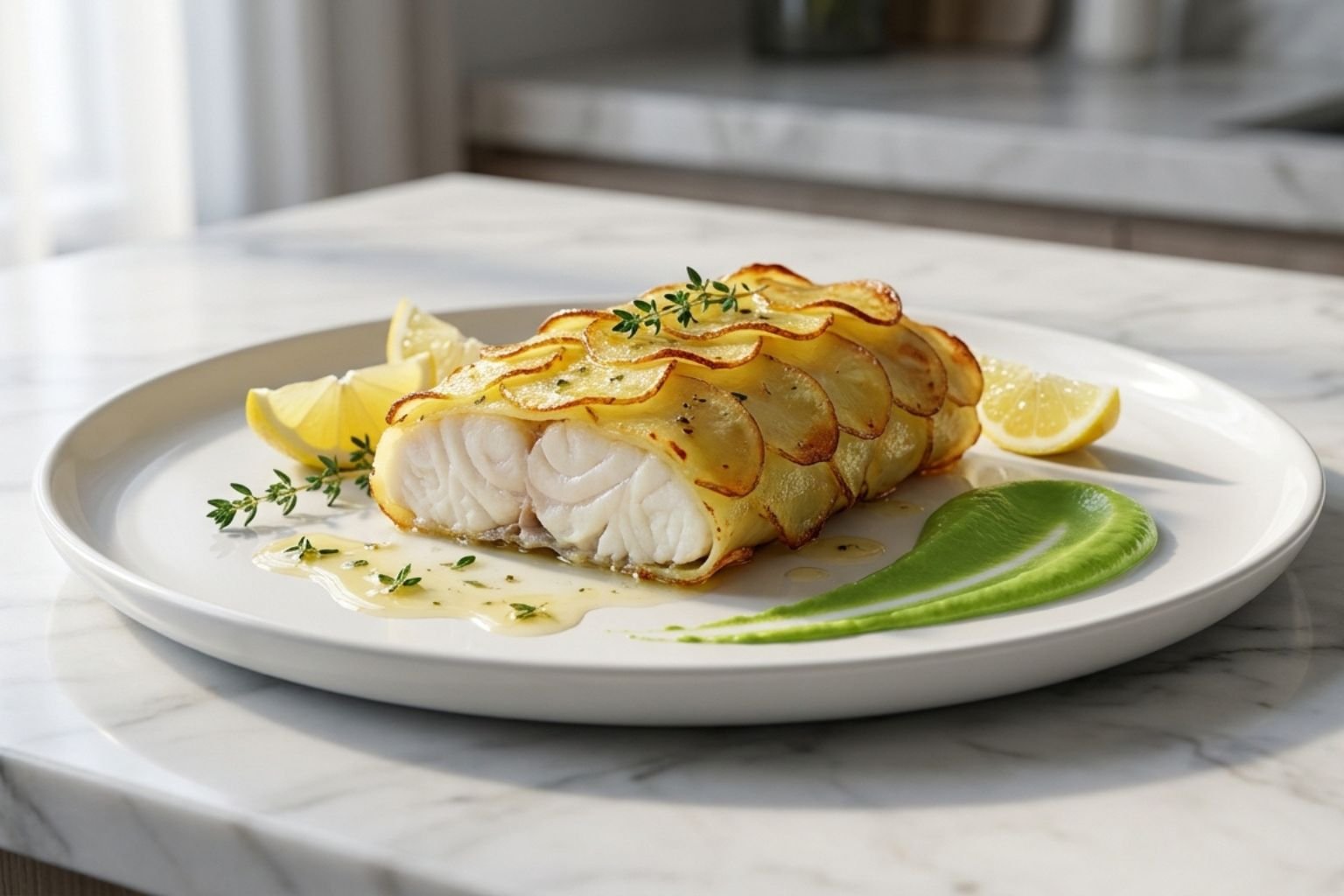 Gordon Ramsay Potato Crusted Halibut Recipe