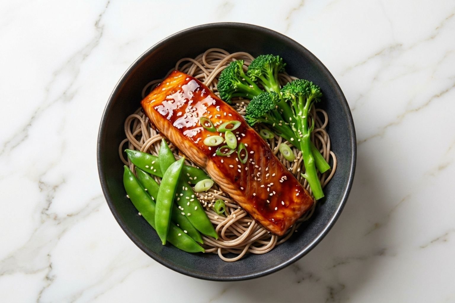 Gordon Ramsay Teriyaki Salmon and Soba Noodles Recipe